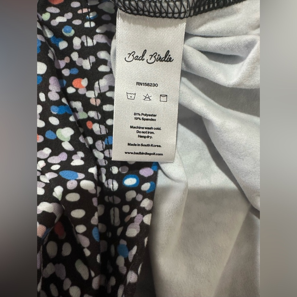 Bad Birdie Multicolor Patterned Pullover Zip Drip… - image 4